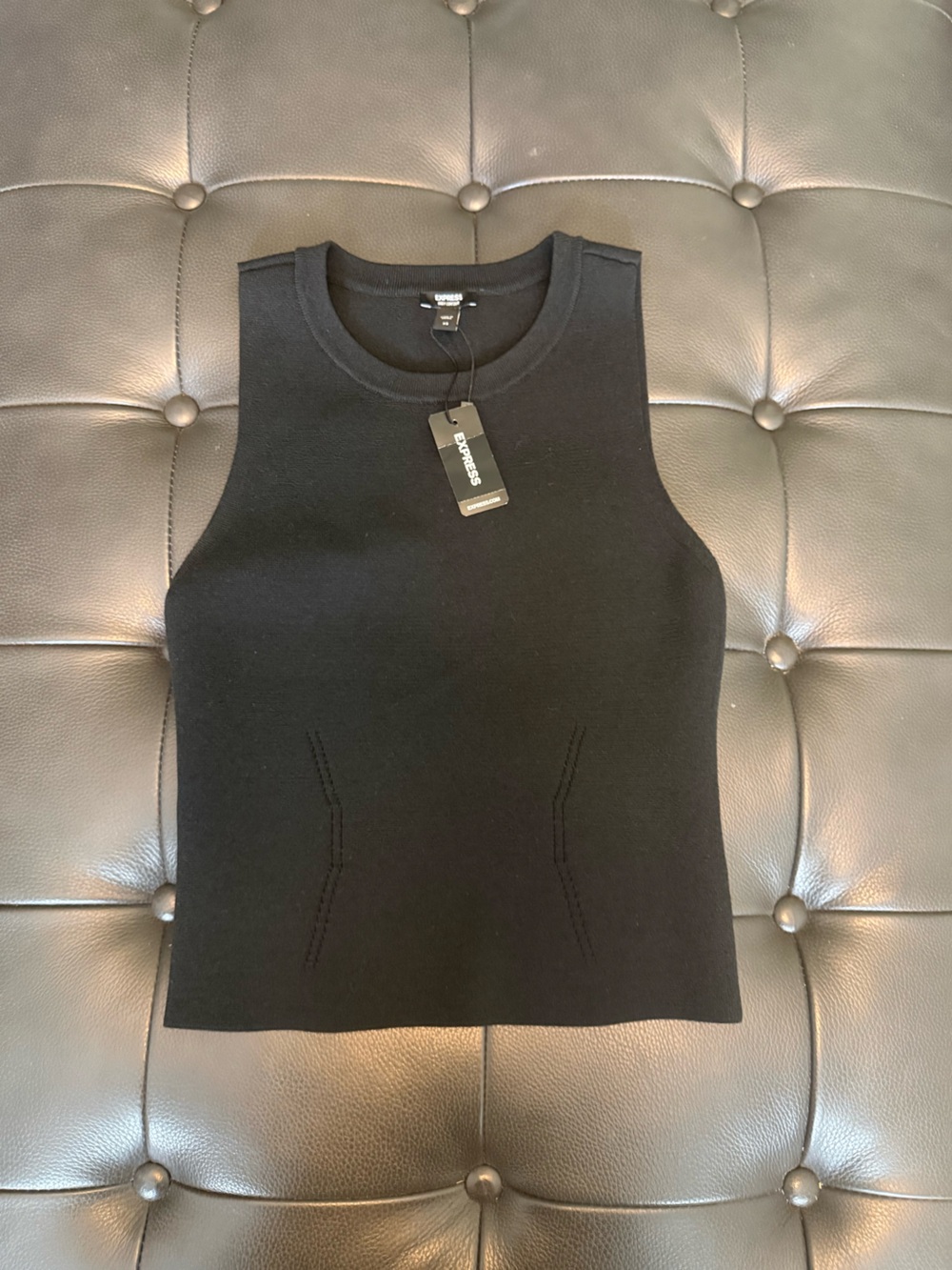 Express Black Women's Crewneck Tank Top